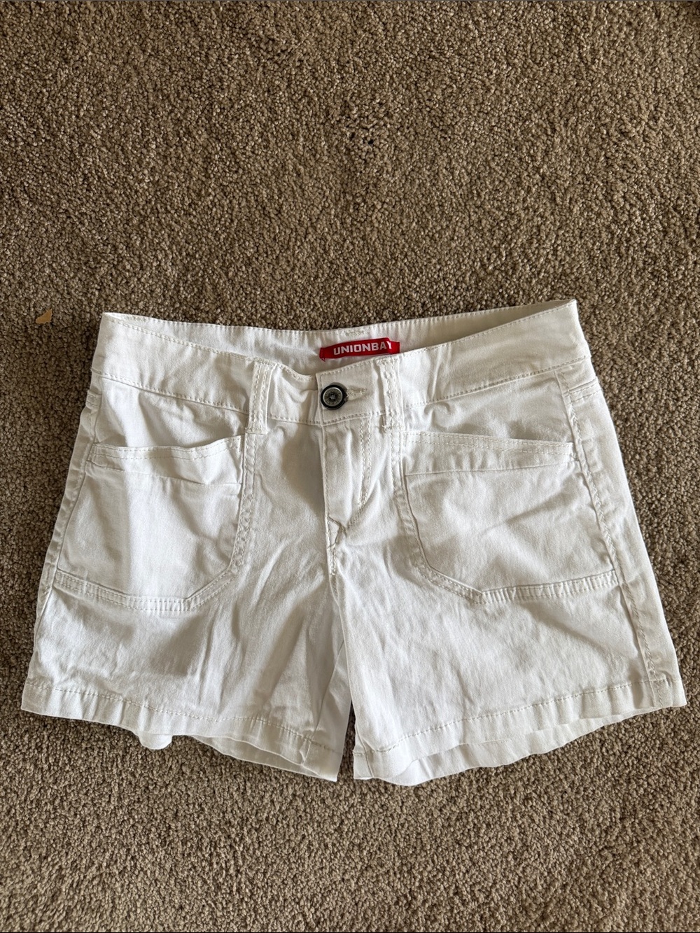UNIONBAY White Women's Denim Short Shorts